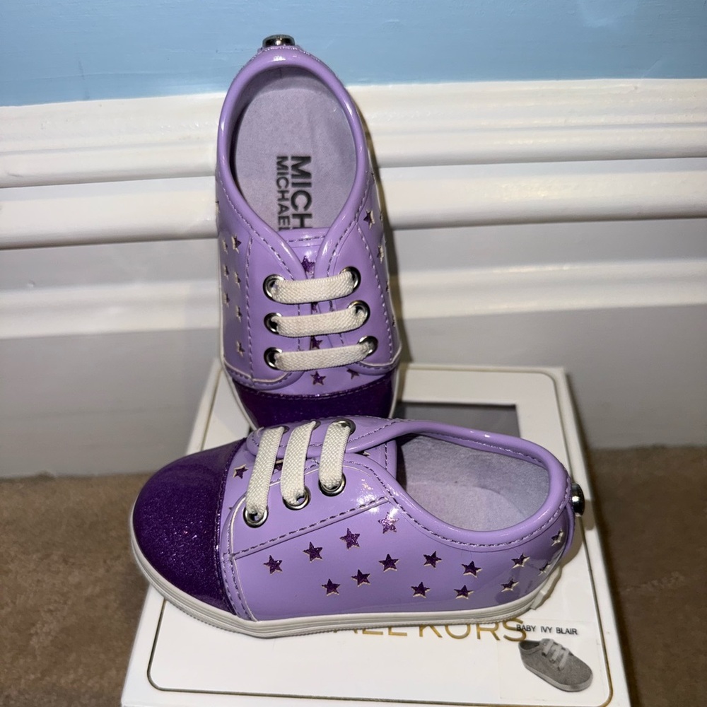 Michael Kors Baby Purple Star Sneakers